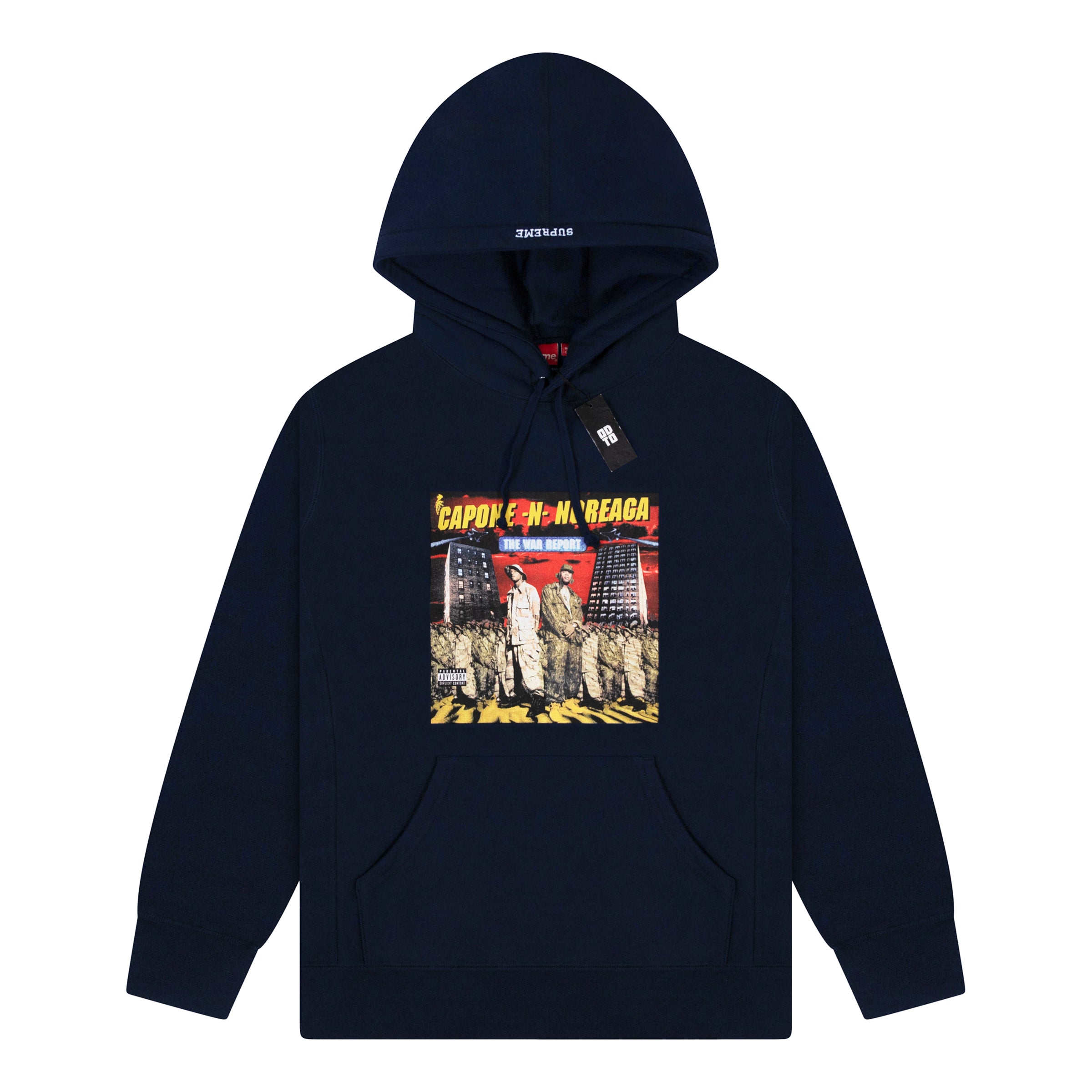 Supreme parental hotsell advisory hoodie