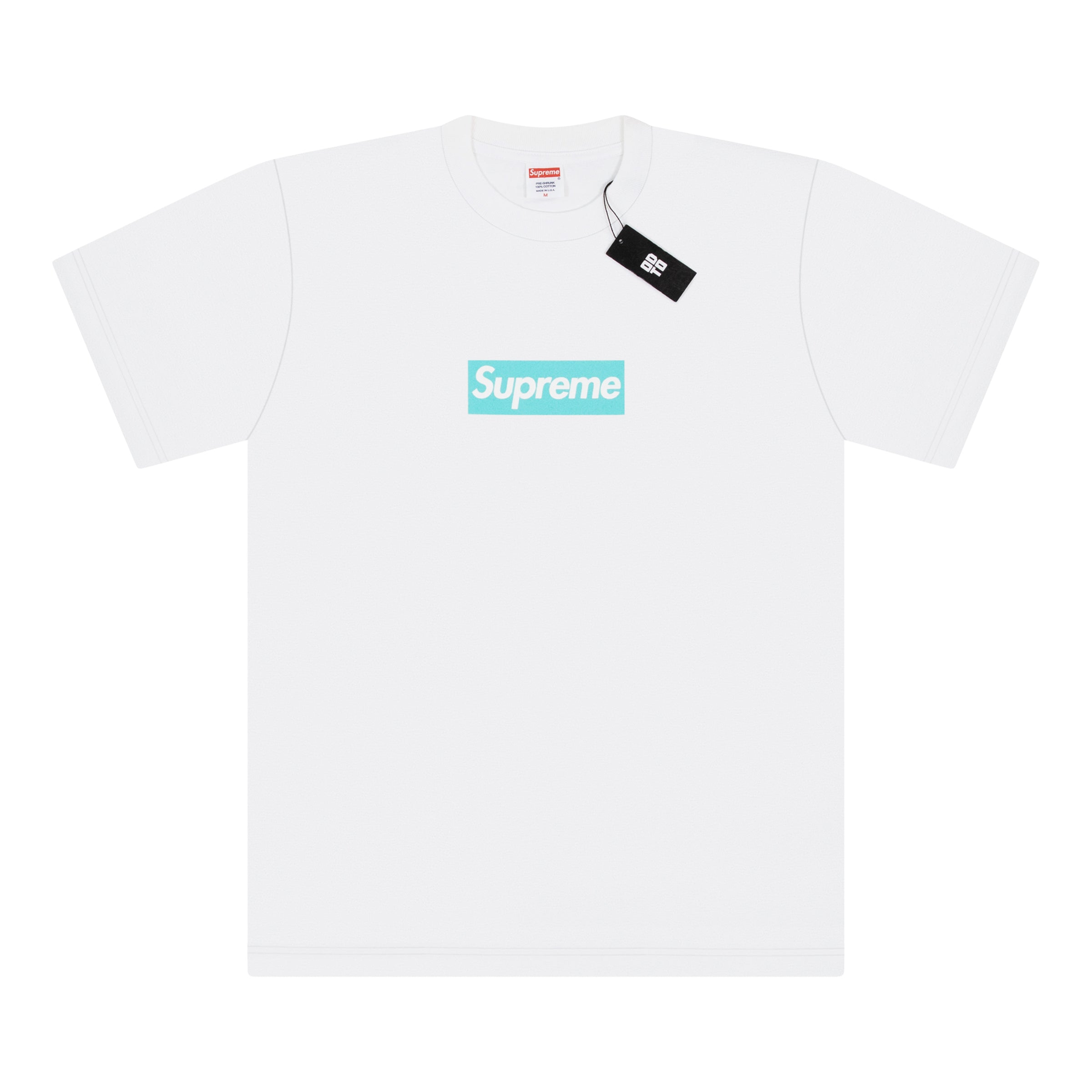 SUPREME TIFFANY &amp; CO. 方框徽标 T 恤