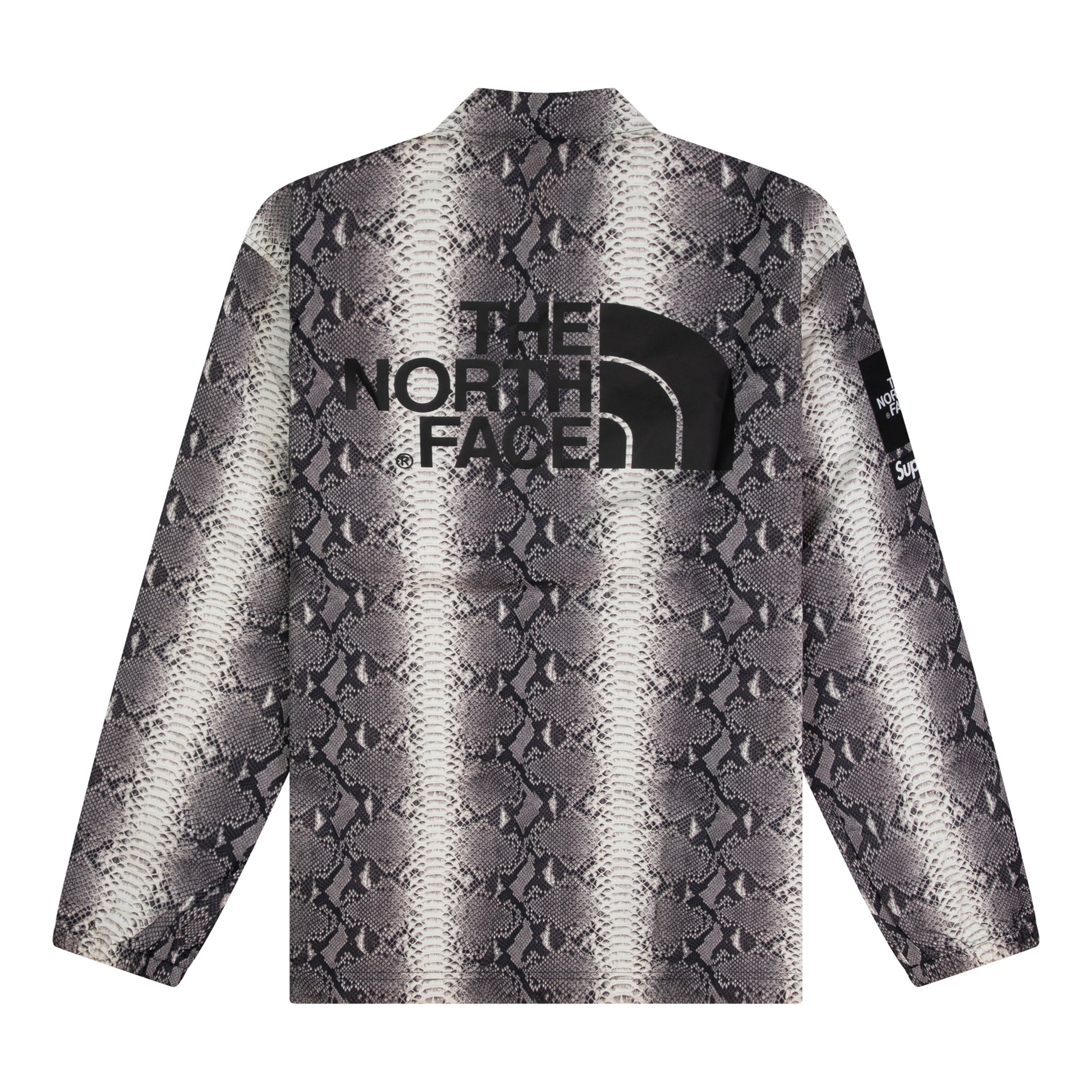 Supreme the north face snakeskin clearance taped seam coaches jacket black