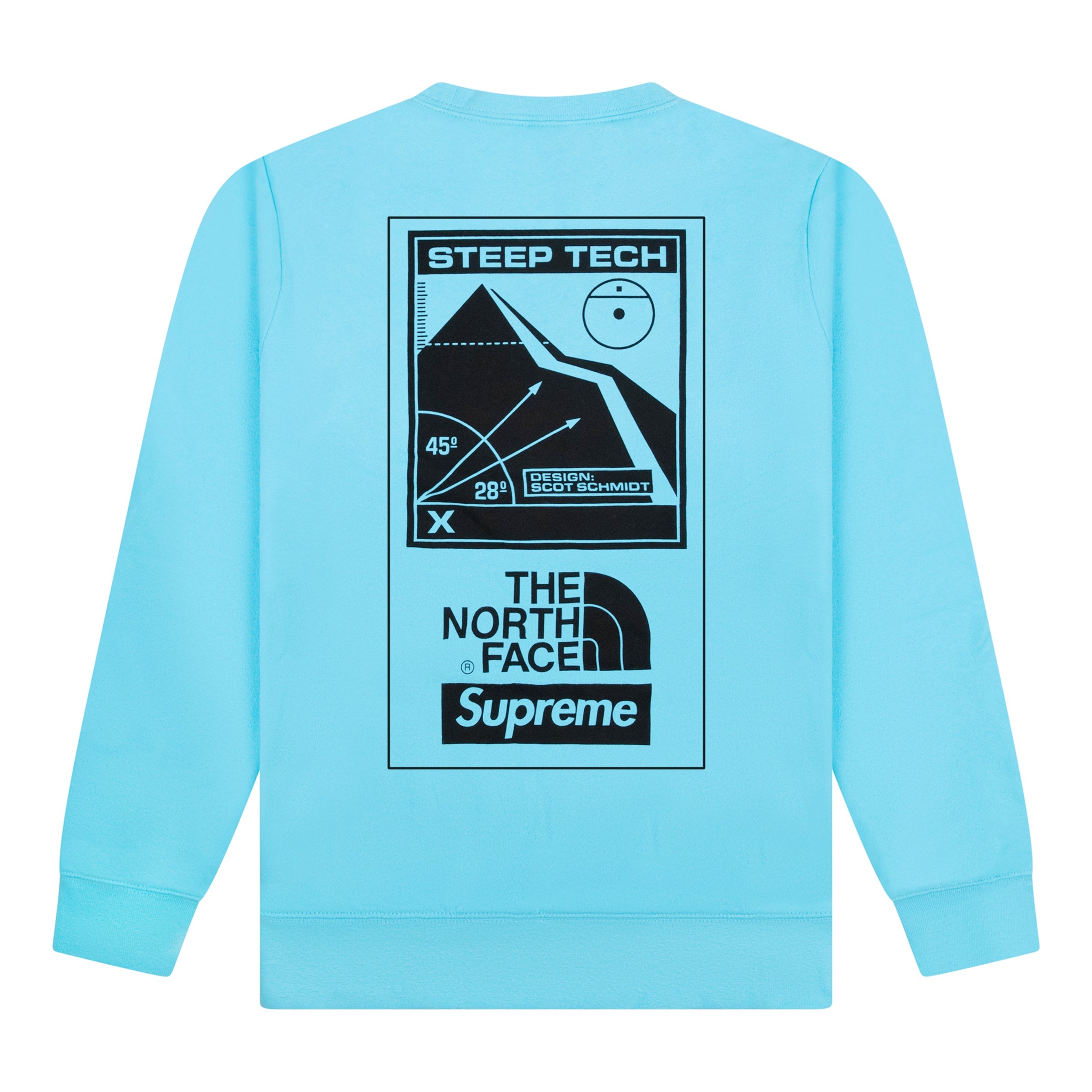 SUPREME THE NORTH FACE STEEP TECH CREWNECK