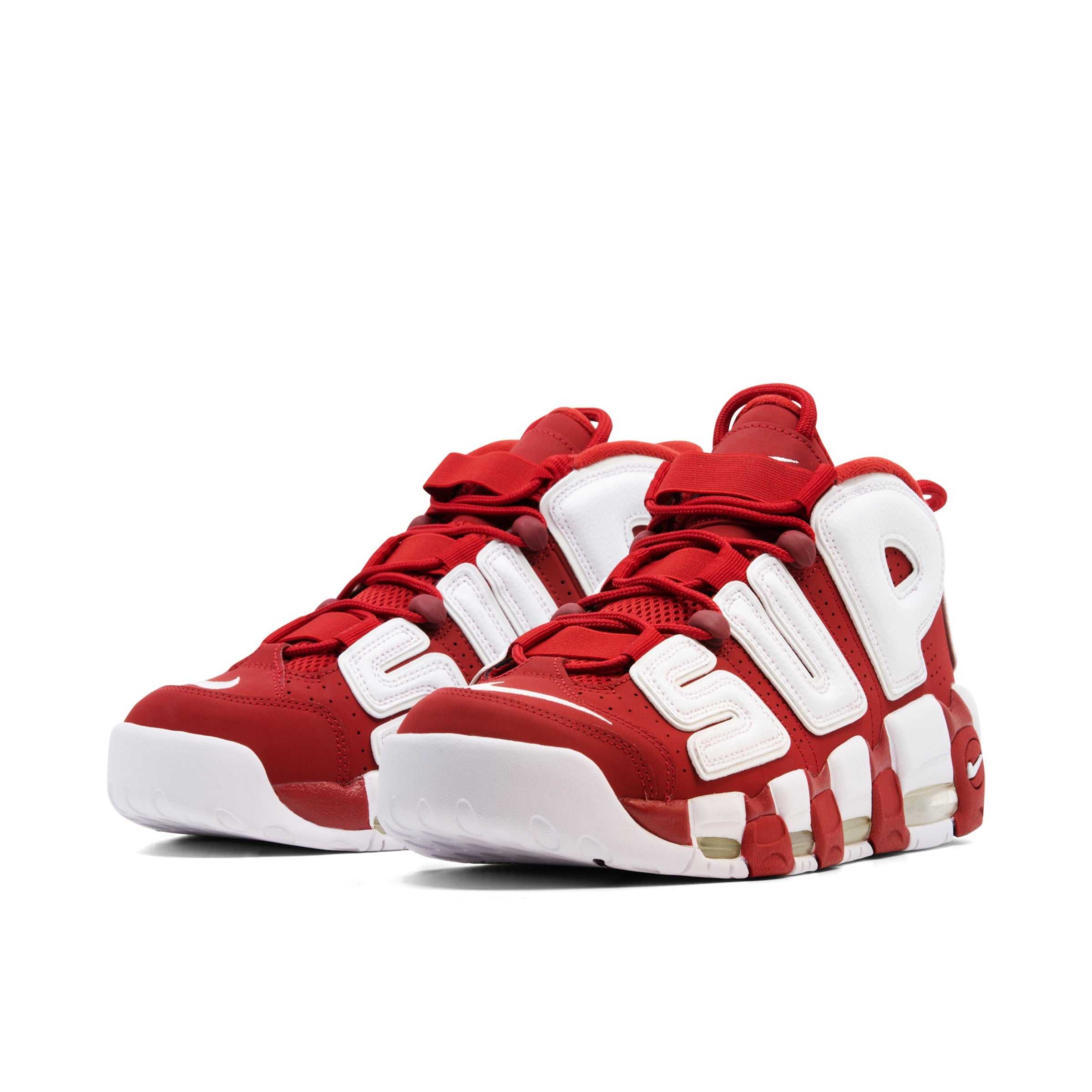 NIKE AIR MORE UPTEMPO SUPREME RED