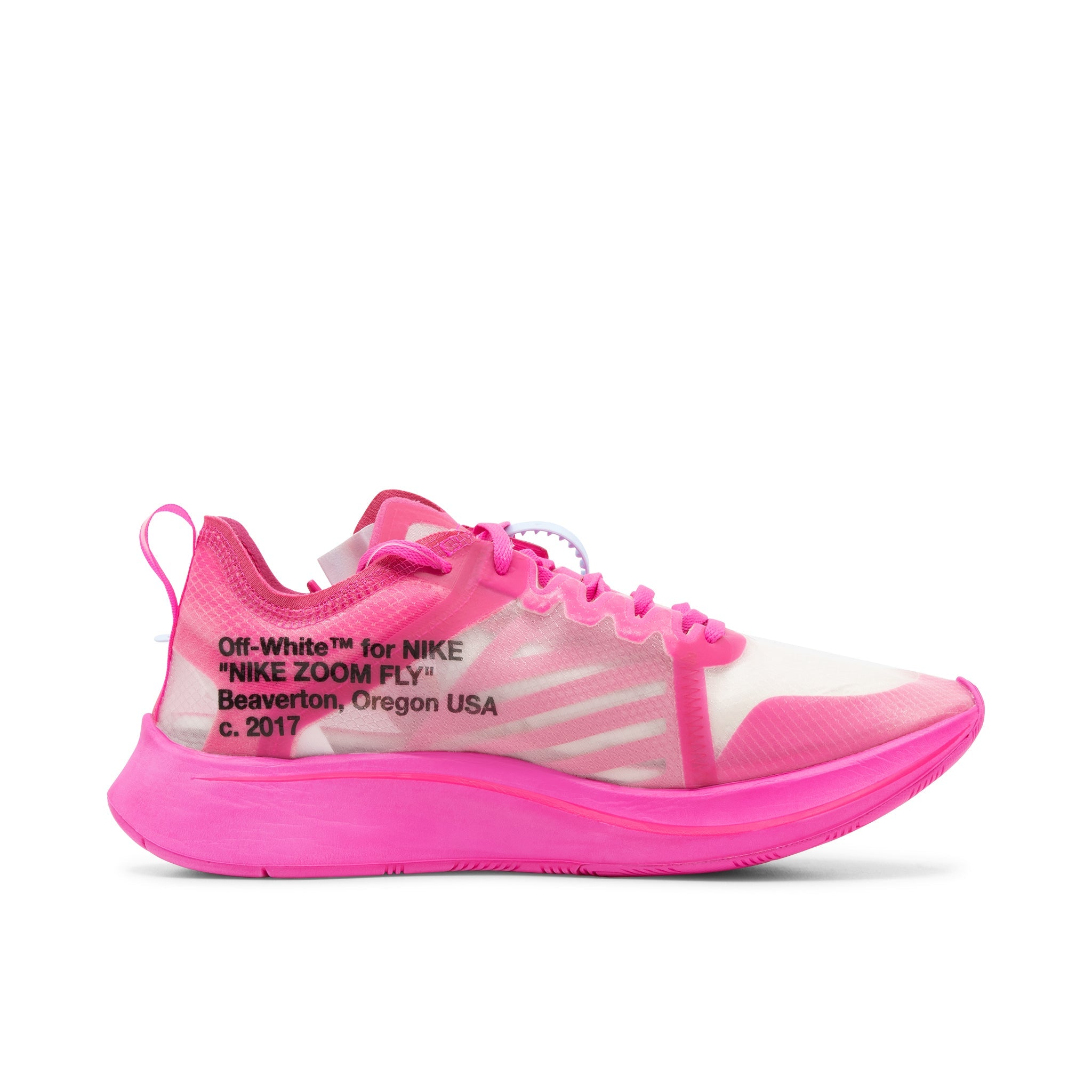 NIKE ZOOM FLY OFF-WHITE PINK